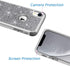 Hython Heavy Duty iPhone XR Case, Full-Body Defender Protective Bling Glitter Armor Hybrid Shockproof Cover, Gray