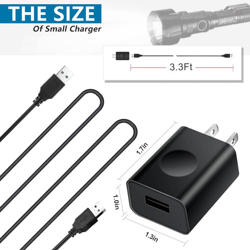 PwrON 5V USB Adapter for Stanley Fatmax Spotlight Charger, Compatible with SL10LEDS, TL450, TL600