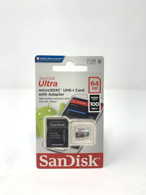 SanDisk 64GB MicroSDXC Card - Professional Ultra for Samsung GALAXY Note 10.1 Tablet, Includes SD Adapter