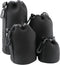 Sopoloray 4pcs Camera Lens Bag,4 Sizes Protective Camera Lens Pouch Set with Drawstring