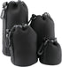 Sopoloray 4pcs Camera Lens Bag,4 Sizes Protective Camera Lens Pouch Set with Drawstring