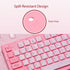COLIKES Wired Keyboard, Ultra-Thin USB Wired Computer Keyboard, Low-Profile Keys, Spill-Resistant, Multimedia Keys