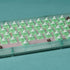 kutethy Gateron Cap Anniversary Keyboard Switches, 5 Pins Blue Green Pre-lubed for Gaming MX Mechanical Keyboard (36