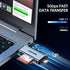 SAMZHE 3.0 2 1 17 16 15 SD Card Reader USB C, USB Micro SD Card Reader in Memory Card Reader for MicroSD SDHC SDXC
