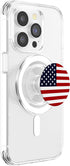 American Flag PopSockets PopGrip for MagSafe - US Patriotic Phone Holder Knob