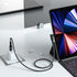 Fasgear 6ft USB C 3.2 Gen 2x2 Cable: 20Gbps, 4K Video, 100W Charging, 90° Type C for MacBook Pro, iPad Pro, Galaxy S21.