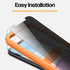 Power Theory Privacy Screen Protector for iPhone 11, iPhone XR, Tempered Glass Anti Spy Protection (2 Pack)