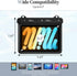 MoKo Waterproof Tablet Case for Fire HD 8/Fire 7, iPad Mini 6/5/4/3, Galaxy Tab Pro 8.4, Stand Holder Dry Bag (Black)