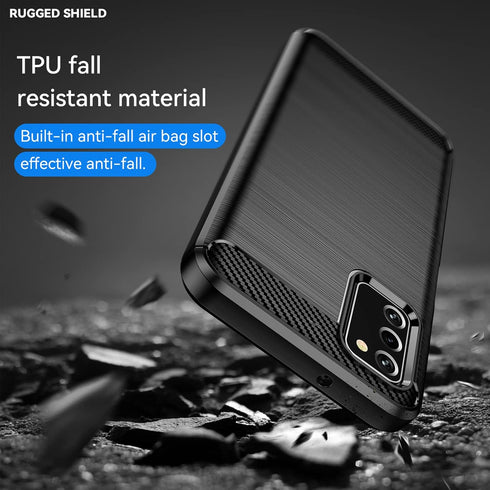 Samsung A03S Case, Galaxy A03S with HD Screen Protector, Fashion Shock-Absorption Flexible TPU Bumper Protective Case