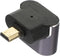 Veemoon Video Connector Adapter for Laptop and Projector Female to Male Angled Converter