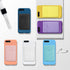 Weewooday 6 Pieces Phone Card Pocket Holder, PU Leather Cell Phone Card Pouch for Back of Phone