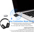 ISOBEL USB Bluetooth Audio Transmitter Receiver, 3 in 1 HiFi Wireless Audio Adapter with 3.5mm AUX for Car TV