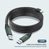Kumiho 15Ft 3.0 USB Cable Male to Male Type A to A Cable for Data Transfer,Hard Drive Enclosures,Laptop Cooler,DVD