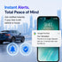 JNLIK GPS Tracker for Vehicles,Magnetic Waterproof Car Tracker, No Monthly fees, Mini Portable GPS Tracker for Cars