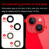 Original Back Rear Camera Lens Glass Replacement for iPhone 14 6.1 inch & iPhone 14 Plus 6.7 inch with Toolkit