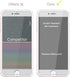 eTECH Glass Screen Protector Compatible with iPhone 8, iPhone 7 - Tempered Glass Material