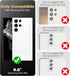 Dexnor Samsung Galaxy S22 Ultra Case, Built-in Screen Protector and Kickstand, Heavy Duty Protection