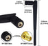 BOOBRIE 2-Pack Dual Band WiFi Antenna 2.4GHz 5GHz 5.8GHz 8dBi RP-SMA Male Connector for WiFi Router