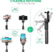 Selfie Stick Tripod with Wireless Remote Controller - Extendable Adjustable Stand for All Apple iPhone, Samsung Galaxy
