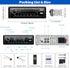 GOHHDL MP3 Display,64GB Single Din Bluetooth Multimedia Car Stereo Radio Player,USB/TF/AUX-in,FM,LCD SD