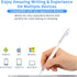 Stylus Pencil for iPad 9.7 iPad Pro 10.5 Inch Pen,Minilabo Touch Screens Active Stylus Digital Pen with 1.5mm Fine Tip Stylist Pen for iPad 9.7 iPad Pro 10.5 Inch Drawing and Writing Pencil,White