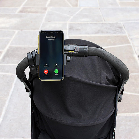 Adjustable Gooseneck Phone Holder, Suitable for Mic Stand, Baby Strollers, Treadmills, Shopping Carts, Bicycles, Cars