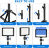 Ci-Fotto 2-Pack, Dimmable 5600K LED Photo Video Light USB LED Continuous Light Photography Light with Tripods and Color
