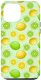 Lemon Lime Slices Pattern Citrus Fruit Gift Case Lemon Lime Slices Pattern Citrus Fruit Green Yellow Cute Case for iPhone