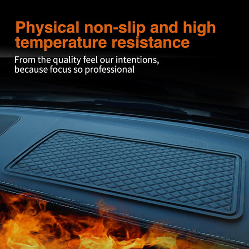 Dewkou 1 11.8In 5.7In PC Car Dashboard Non Slip Mat, x Anti-Slip Phone Hold Dashboard Sticky Pad for Radar Detector