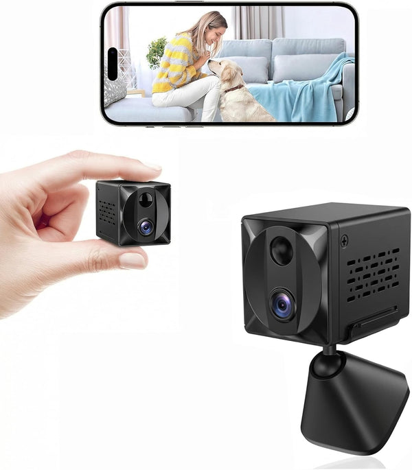 ZTTAOLII 5G WiFi Hidden Spy Camera 4K HD Mini Camera Indoor Security Cam,SD