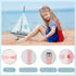 Waterproof Airtag Bracelet for Kids, Silicone Wristband Compatible with Apple Air Tag, Adjustable Anti-Lost Strap for
