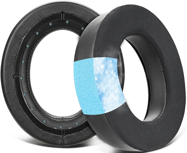 SOULWIT Earpads Replacement for Corsair HS75 XB, HS70/Pro, HS60/Pro, HS50/Pro Gaming Headset, Black