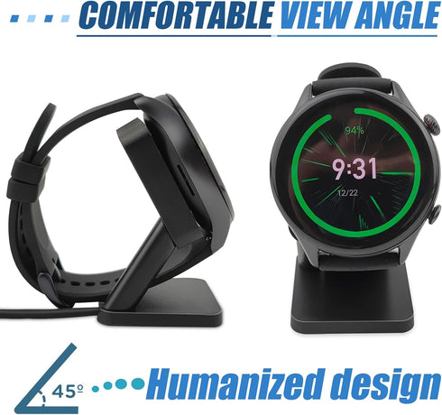 Replacement Charger Stand for Amazfit GTR 4/3/3 Pro/GTS 3 Smart Watch with USB Charger Cable