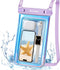 Waterproof Phone Pouch Floating, 10in Underwater Cell Phone Holder with Lanyard for iPhone 15 Pro Max Plus, Galaxy