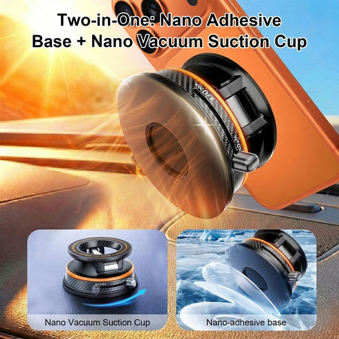 Uprosdik 3000gf 360 17/16/15 Magnetic Car Phone Holder, MagSafe Suction, Adjustable Zinc Alloy Mount