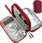 Electronic Cord Organizer Travel Case - Waterproof Pouch for Cable, Cord, USB, Charger, Phone, Power Bank