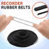Sliverdew 100 Cassette Cassette 40-135 mm Cassette 1mm 4mm Pcs Recorder Rubber Belts Recorder Repair Maintenance Mix