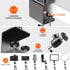 Taisioner Overhead Camera Mount Phone Holder for TikTok Live Streaming Desk Stand Flexible Camera Arm Tabletop Mount