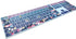 Silicone Keyboard Cover for Apple iMac Magic Keyboard MQ052LL/A, Cute Print Keyboard Skin, US Layout, Red Flower