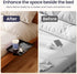 WELTOKE Bedside Shelf for Dorm Bed,Clip on Floating Bedside Table,Bunk Bed Shelf for Top Bunk,Beds Side Table Tray