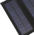40W 4 Fold Solar Panel Charging Bag, Folding Bag for Outdoor Camping, Hiking, Emergency Charging (Black)