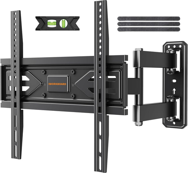 IWORKBOARD 40 43 50 55 inch Full Motion Corner TV Wall Mount for