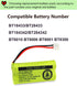 Kruta BT18433 BT28433 2.4V 800mAh Ni-MH Cordless Phone Battery Pack, Compatible with Multiple Models (4 Pack)