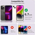 Fotbor for iPhone 14 Plus & iPhone 13 Pro Max Privacy Screen Protector, 2 Pack Privacy Screen, Anti Spy Tempered Glass Film with Easy to Install Kit, 6.7 Inch