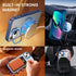 Ruky Translucent Magnetic Case for iPhone 13/14, 6.1", with Privacy Screen Protector & Metal Kickstand, Blue, MagSafe