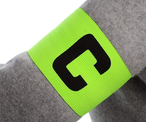 6 Pieces Adjustable Elastic Soccer Captain Armband Bands for Adult Youth Football Basketball Players
