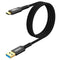 SUNGUY USB C Android Auto Cable 3FT, 10Gbps USB C 3.1 Gen2 Data Transfer Cable for iPhone 15/15 Pro Max, Samsung Galaxy