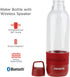 Aiwa Water Bottle with Speaker and Earphone Bundle - 400ml Water Bottle with 4 Hour Playtime and Wireless Sports