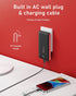 VEEKTOMX Portable Charger 10000mAh with Built-in Cables, Fast Charging USB C Slim Battery Pack for iPhone and Samsung