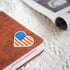 250 American Flag Heart Stickers, Patriotic Decals for Events, Celebrations, and Decorations